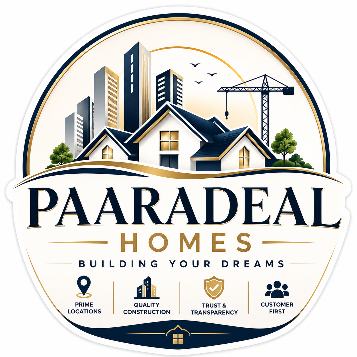 PAARADEAL HOMES logo
